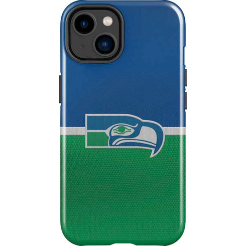 NFL Seattle Seahawks Vintage iPhone 15 Plus Impact Case