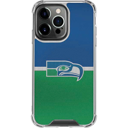 NFL Seattle Seahawks Vintage iPhone 15 Pro Clear Case