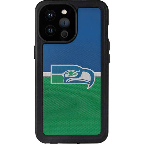 NFL Seattle Seahawks Vintage iPhone 14 Pro Max Waterproof Case