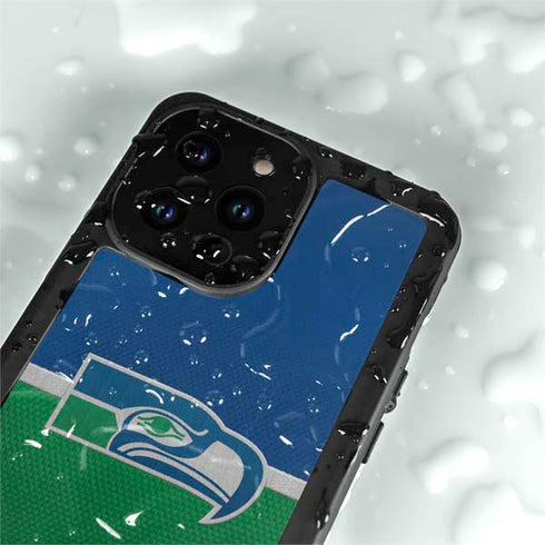 NFL Seattle Seahawks Vintage iPhone 14 Pro Max Waterproof Case