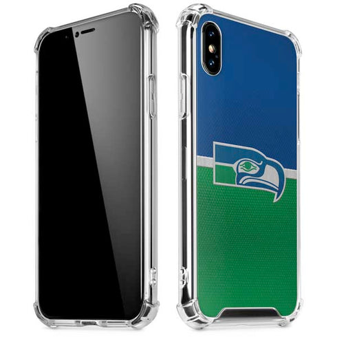 NFL Seattle Seahawks Vintage iPhone X/XS Clear Case