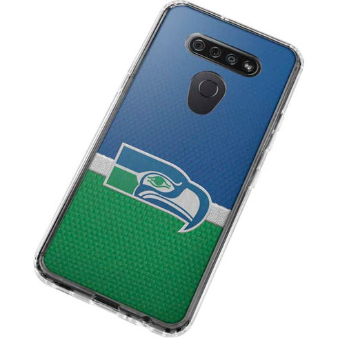NFL Seattle Seahawks Vintage LG K51/Q51 Clear Case