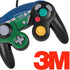 NFL Seattle Seahawks Vintage Nintendo GameCube Controller Skin