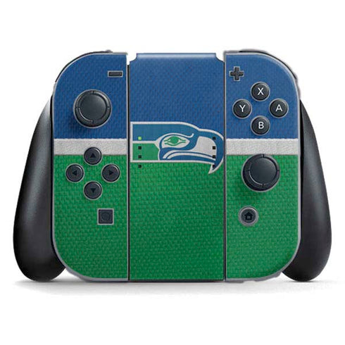 NFL Seattle Seahawks Vintage Nintendo Switch (2017-2021) Joy-Con Controller Skin