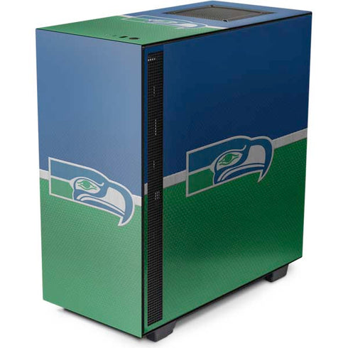 NFL Seattle Seahawks Vintage NZXT H510 Compact ATX Mid-Tower Case Skin