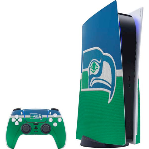 NFL Seattle Seahawks Vintage PS5 Bundle Skin