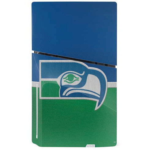 NFL Seattle Seahawks Vintage PS5 Slim Disk Console Skin