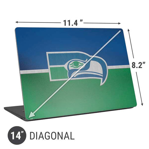 NFL Seattle Seahawks Vintage Universal Laptop 14in (11.4 x 8.2in) Skin