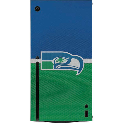 NFL Seattle Seahawks Vintage Xbox Series X Console Skin