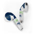 NFL Seattle Seahawks White Striped Apple AirPods Skin