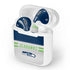 NFL Seattle Seahawks White Striped Apple AirPods Skin