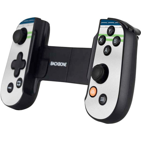 NFL Seattle Seahawks White Striped Backbone One for iPhone Game Controller Skin