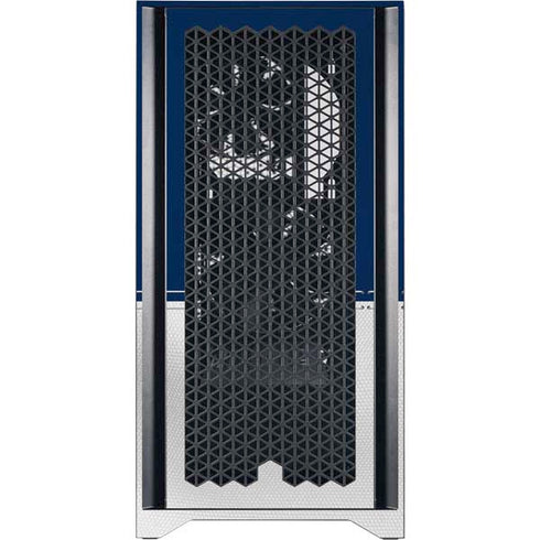 NFL Seattle Seahawks White Striped Corsair 4000D Tempered Glass Mid-Tower ATX Case Skin