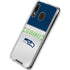 NFL Seattle Seahawks White Striped Galaxy A30 Clear Case