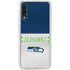 NFL Seattle Seahawks White Striped Galaxy A50 Clear Case