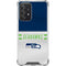 NFL Seattle Seahawks White Striped Galaxy A52 5G Clear Case