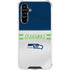 NFL Seattle Seahawks White Striped Galaxy A54 5G Clear Case