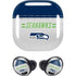 NFL Seattle Seahawks White Striped Galaxy Buds Pro Skin
