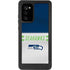NFL Seattle Seahawks White Striped Galaxy Note20 5G Waterproof Case