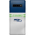 NFL Seattle Seahawks White Striped Galaxy S10 Plus Skin