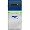 NFL Seattle Seahawks White Striped Galaxy S10 Skin