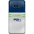 NFL Seattle Seahawks White Striped Galaxy S10e Skin