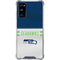 NFL Seattle Seahawks White Striped Galaxy S20 FE Clear Case