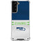 NFL Seattle Seahawks White Striped Galaxy S21 Plus 5G Clear Case