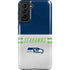 NFL Seattle Seahawks White Striped Galaxy S21 Plus 5G Pro Case