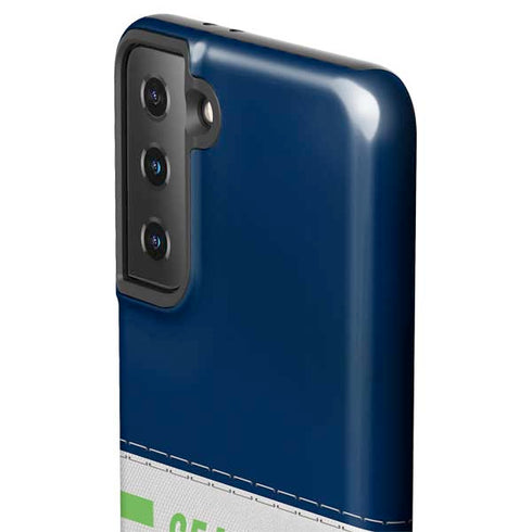 NFL Seattle Seahawks White Striped Galaxy S21 Plus 5G Pro Case