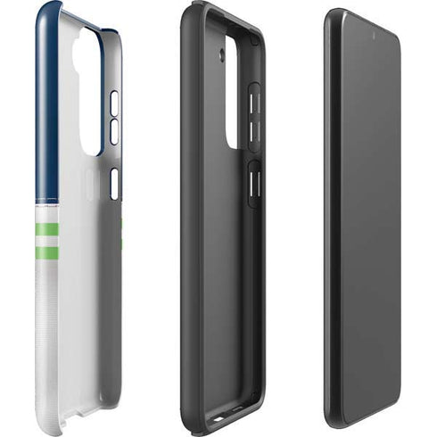 NFL Seattle Seahawks White Striped Galaxy S21 Plus 5G Pro Case