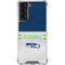 NFL Seattle Seahawks White Striped Galaxy S22 Clear Case