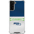 NFL Seattle Seahawks White Striped Galaxy S22 Plus Clear Case