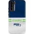 NFL Seattle Seahawks White Striped Galaxy S22 Plus Pro Case