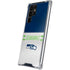 NFL Seattle Seahawks White Striped Galaxy S22 Ultra Clear Case