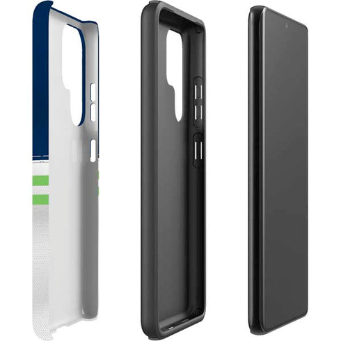 NFL Seattle Seahawks White Striped Galaxy S22 Ultra Pro Case