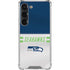 NFL Seattle Seahawks White Striped Galaxy S23 Clear Case
