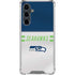 NFL Seattle Seahawks White Striped Galaxy S23 FE Clear Case