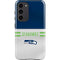 NFL Seattle Seahawks White Striped Galaxy S23 Plus Pro Case