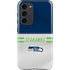 NFL Seattle Seahawks White Striped Galaxy S23 Plus Pro Case