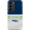 NFL Seattle Seahawks White Striped Galaxy S23 Pro Case