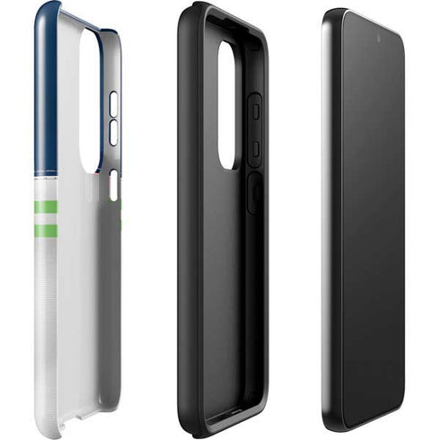 NFL Seattle Seahawks White Striped Galaxy S23 Pro Case