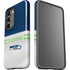 NFL Seattle Seahawks White Striped Galaxy S23 Pro Case