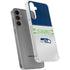 NFL Seattle Seahawks White Striped Galaxy S24 Plus Clear Case