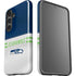 NFL Seattle Seahawks White Striped Galaxy S24 Plus Impact Case