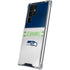 NFL Seattle Seahawks White Striped Galaxy S24 Ultra Clear Case