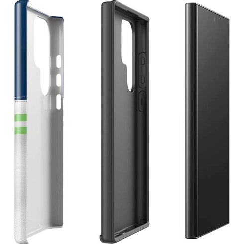 NFL Seattle Seahawks White Striped Galaxy S24 Ultra Impact Case