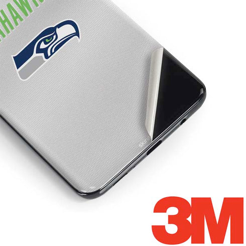 NFL Seattle Seahawks White Striped Galaxy S9 Skin