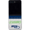 NFL Seattle Seahawks White Striped Galaxy Z Flip5 5G Skin