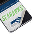 NFL Seattle Seahawks White Striped Galaxy Z Flip5 5G Skin